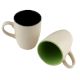 Decorative Handcraft Ceramic Black & Green Coffee Mug In Set Of 2