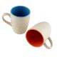 Designer Handcraft Ceramic Blue & Orange Coffee Mug In Set Of 2