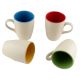 Designer Handcraft Ceramic Multicolour Coffee Mug In Set Of 4