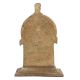 Standing Brass Deity Depicted Standing With Arched Panel