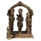 Engraved Brass Ram Darbar Hindu Worship Statue
