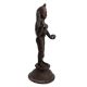 Brass Radha Rani Vrindavan Dancing On A Lotus Base