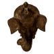Brass Ganesha Face Detailed Engraved Wall Hanging