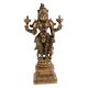 Brass Statue Of Lord Vishnu Standing Narayan Holding Club