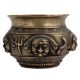 Brass Shiva Head Trishul Engraved Pot