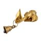 Brass Ganesha Wall Hanging Diya Hanging Bell