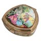 English Folk Tale Hand painted Copper Trinket Box With Enamel