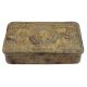 Brass Rectangular Embossed Cigar Box English Art