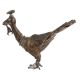 Pure Brass Peacock Figurine In Antique Finish