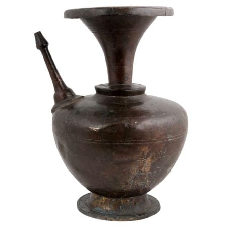 Brass Holy Water Pot With Spout  Kitchenware