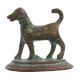 Brass Wild Dog With Short Tail For Home Decoration