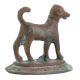 Brass Wild Dog With Short Tail For Home Decoration