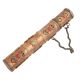 Cylindrical Scroll Case Message Box Dorje Vajra Motif In Copper And Brass