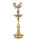 Peacock DesignÂ Brass Oil Lamp Deepam Deepak Diya
