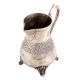 Brass Milk Jug With Floral Engraving