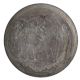 Round Brass Iranian Mythological Engraved Plate Wall Hanging