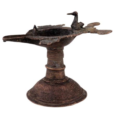 Brass Statue Nandi Oil Lamp (Diya)