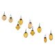 Amber Combo Glass Tiny Christmas Hanging Set of 25