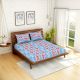 Spaces 104 TC Cotton Double Bed Sheet with 2 Pillow Covers