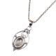 Semi precious Stone Embedded 925 Sterling Silver Pendant Jewelry