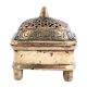 Brass Jali Box Incense Burner With A long handle