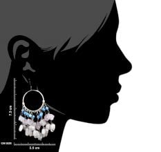 Ethnic Stylish Trendy Sterling Silver Chandelier Earring