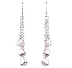 Raining Hearts Charms 92.55 Sterling Silver Dangle Earrings