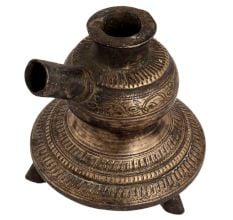 Brass Hand Carved Traditional Hookah Base Three Legs