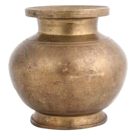 Hindu Ritual Brass Water Storage Pot