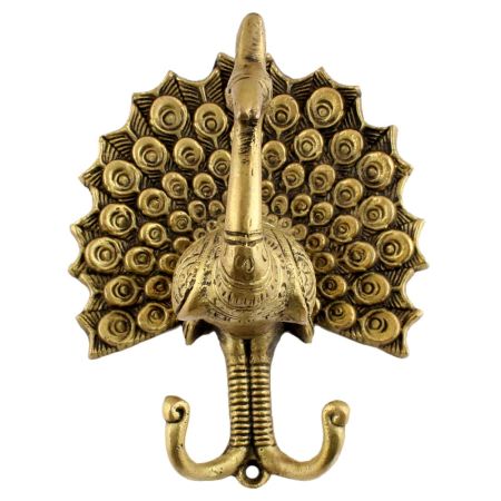 Golden Brass Decorative Wall Hook Hanger