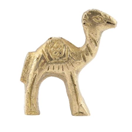 Brass Tribal Camel Figurine Incense Holder