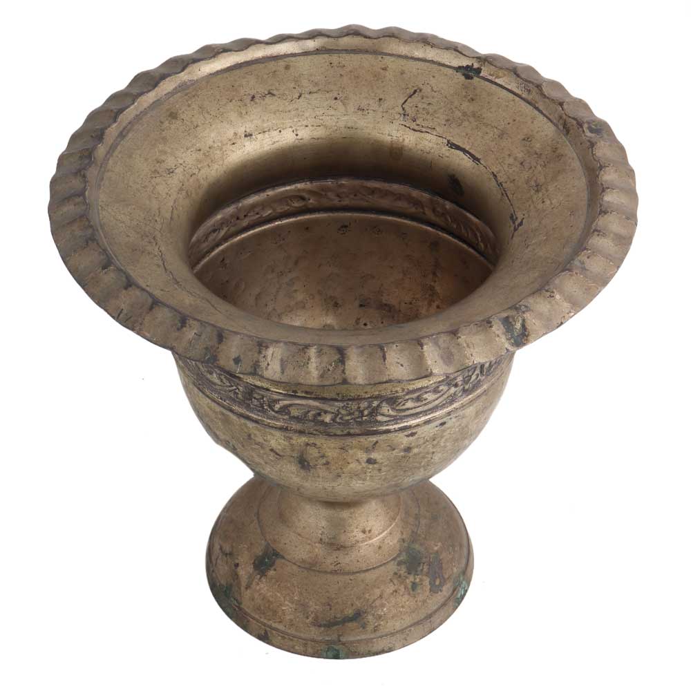 Brass Urn Shaped Planter Pot