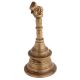 Brass Handheld Worship Bell With Nandi Finial