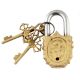 Brass Ganesha Decorative Lock With Keys In Pair