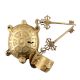 Golden Brass Tortoise Padlock With Keys In Pair 