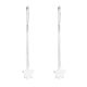 Star Space 92.5 Sterling Silver Dangle Earrings