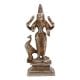 Brass God Karthikeya Statue Beautiful Peacock In Nickel Finish