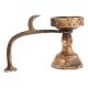India Brass Oil Lamp With Cobra Head With Long Handle