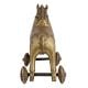 Brass Horse Temple Toy On Wheels