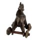 Brass Horse With Wheels Traditional Temple Toy