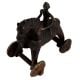 Brass Rider On Horse Temple Toy Home Decoration