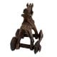 Brass Horse and Rider on Wheels East Indian Temple Toy