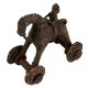 Home Decorative Old Temple Toy Of Horse With A Rider