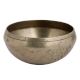 Vintage Brass Bowl With Owner Name Etched