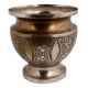 Brass planter Pot Round Base With Islamic Enamel