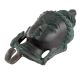 Black Brass Lord Shiva Head Single Wall Hook