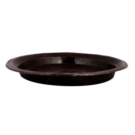 Old Hand Hammered Copper Plate For Home Decoration