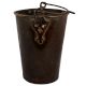 Brass Golden  Water bucket With Swing Handle