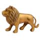 Brass Metal Figurine Standing Lion For Decoration