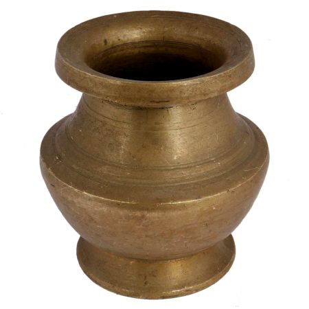 Heavy Brass Simple Holy Water Pot